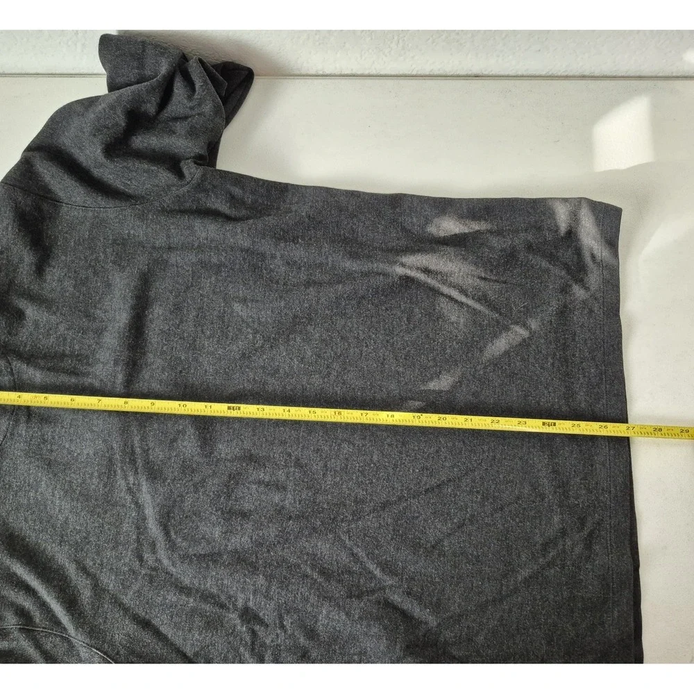 Mizzen+Main Sweater Mens Large Gray Stretch Long Sleeve 1/4 Zip Pullover‎